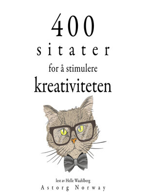 cover image of 400 sitater for å stimulere kreativitet